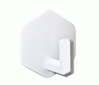 B5021-B Percha Hexagonal. Blanco. 44 x 49 mm