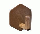 B5021-Z Percha Hexagonal. Madera. 44 x 49 mm