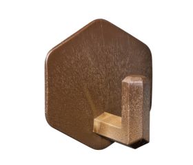 B5021-Z Percha Hexagonal. Madera. 44 x 49 mm