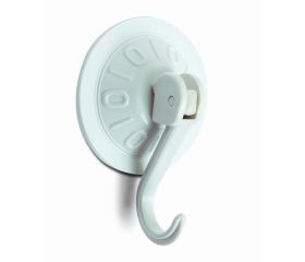 B5053-B Colgador articulado con Ventosa. Blanco. Ø 78 mm