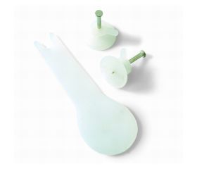 B5063-H Soporte multiuso. Transparente. Ø 11 mm
