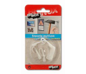 Mod. B5065-H Soporte multiuso. Transparente. 14 x 31 mm [Blister 5 unidades]