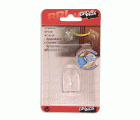 Mod. B5101-H Percha Removible. Transparente. 80 x 62 mm [Blister 1 unidad]