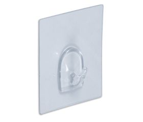 B5101-H Percha Removible. Transparente. 80 x 62 mm