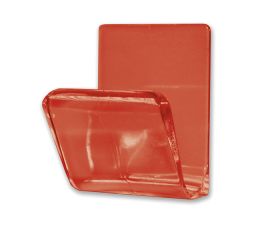 B5203-R Percha Master Adhesiva. Plástico. Rojo transparente