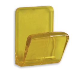 B5204-A Percha Mini Master Adhesiva. Plástico. Amarillo transparente