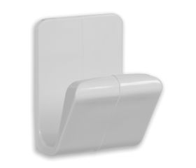 B5204-B Percha Mini Master Adhesiva. Plástico. Blanco
