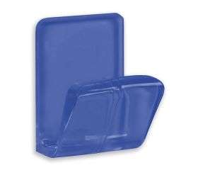 B5204-C Percha Mini Master Adhesiva. Plástico. Azul transparente