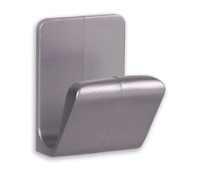 B5204-F Percha Mini Master Adhesiva. Plástico. Cromado Mate