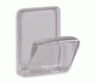 B5204-H Percha Mini Master Adhesiva. Plástico. Transparente