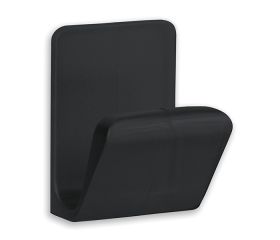B5204-N Percha Mini Master Adhesiva. Plástico. Negro