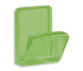 B5204-V Percha Mini Master Adhesiva. Plástico. Verde transparente