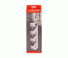 Mod. B5300-B Sujetaescobas. Blanco. 3 mangos [Caja-display]