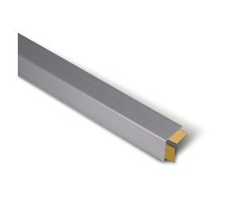 B6041-G Ángulo PVC 25x25mm. Long. 250 cm. Adhesivo. Gris