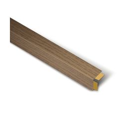 B6041-Y Ángulo PVC 25x25mm. Long. 250 cm. Adhesivo. Madera Roble