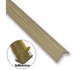 B6046-X Ángulo MDF 30x30mm. Long. 243 cm. Adhesivo. Pino