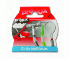 Mod. B6114-P Cinta multiuso. Plata. 10 m. 50 mm [Blister 1 rollo]
