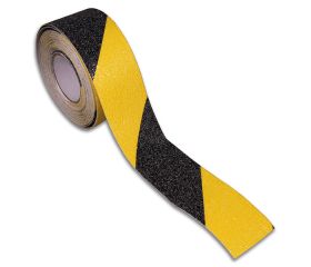 B6131-A Cinta Antideslizante adhesiva. Negro-Amarillo. 5 m. 40 mm