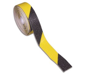 B6133-A Cinta antideslizante adhesiva. 40 mm x 25 m. Negro-Amarillo