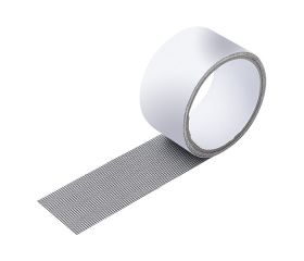 B6143-G Cinta reparación mosquitera. Fibra de vidrio adhesiva. 50mmx2m. Gris