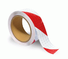 B6173-R Cinta reflectante adhesiva. 5cm x 10m. Rojo-Blanco