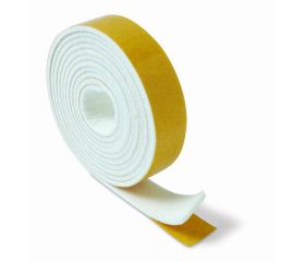 B6273-B Deslizadores Fieltro. Blanco. 19 mm x 2 m