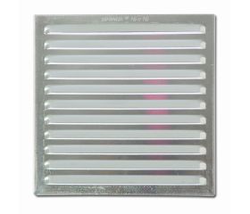 B7001-A Rejilla de Empotrar. Aluminio. 16 x 16 cm