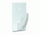 B7015-D Percha Colmillo. Lacado Blanco. 30 x 50 mm