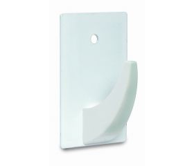 B7015-D Percha Colmillo. Lacado Blanco. 30 x 50 mm