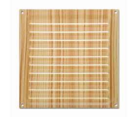 B7022-X Rejilla de Ventilación. Madera Pino. 15 x 15 cm