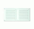 B7023-D Rejilla de Ventilación. Lacado Blanco. 10 x 20 cm
