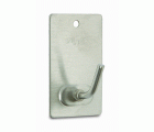 B7026-E Percha mediana adhesiva. Acero Inoxidable. 26 x 43 mm