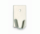 B7027-E Mini Percha adhesiva. Acero Inoxidable. 17 x 26 mm