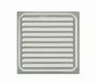 B7035-A Rejilla de Ventilación Adhesiva. Aluminio. 15 x 15 cm