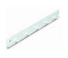 B7036-D Colgador para cocina. Lacado Blanco. 300 x 40 mm. 5 brazos
