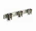 B7041-E Soporte para mangos. Acero Inoxidable. 300 x 40 mm. Triple
