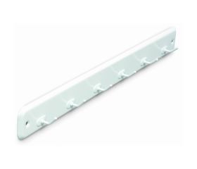 B7048-D Colgador para cocina. Lacado Blanco. 350 x 40 mm. 6 brazos