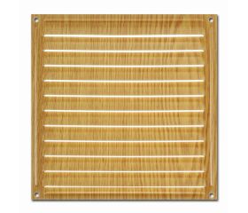 B7050-Y Rejilla de Ventilación. Madera Clara. 17 x 17 cm