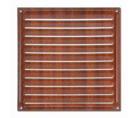 B7050-Z Rejilla de Ventilación. Madera Oscura. 17 x 17 cm