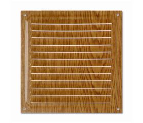 B7058-Y Rejilla de Ventilación. Madera Clara. 20 x 20 cm