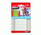 Mod. B7060-B Pastillas Protectoras Adhesivas. Blanco. 15 x 15 mm [Blister 16 cuadros]
