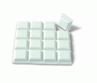 B7060-B Pastillas Protectoras Adhesivas. Blanco. 15 x 15 mm