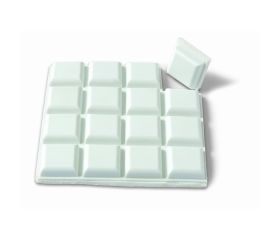 B7060-B Pastillas Protectoras Adhesivas. Blanco. 15 x 15 mm