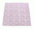 B7062-H Gotas protectoras adhesivas. Transparente. Ø 9 mm. Alto 2 mm