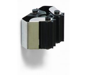 B7064-E Cuelga escobas con rodillos Individual. Acero Inoxidable. 35 x 55 mm