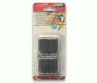 Mod. B7064-N Cuelga escobas con rodillos. Adhes. y tornillos. Negro [Blister 2 unidades]