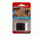 Mod. B7064-F Cuelga escobas con rodillos Individual. Cromado mate. 35 x 55 mm [Blister 1 unidad]