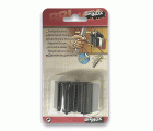 Mod. B7064-N Cuelga escobas con rodillos. Adhes. y tornillos. Negro [Blister 1 unidad]