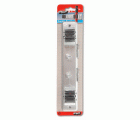 Mod. B7065-F Cuelga escobas con rodillos. Cromado mate. 275 x 50 mm. Doble [Blister 1 unidad]