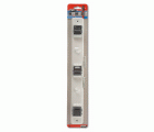 Mod. B7066-D Cuelga escobas con rodillos. Lacado Blanco. 420 x 50 mm. Triple [Blister 1 unidad]